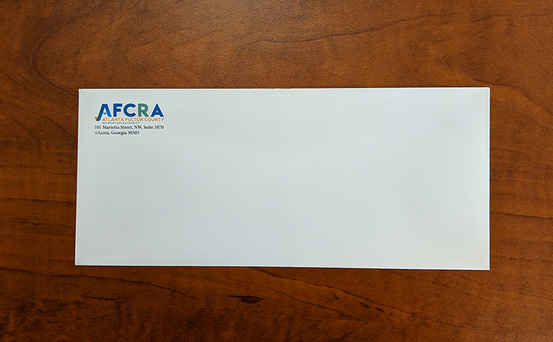 Full-color Printed #10 Envelope