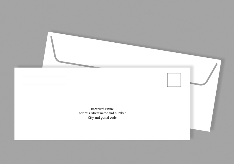 #9 Return Envelope - Black only