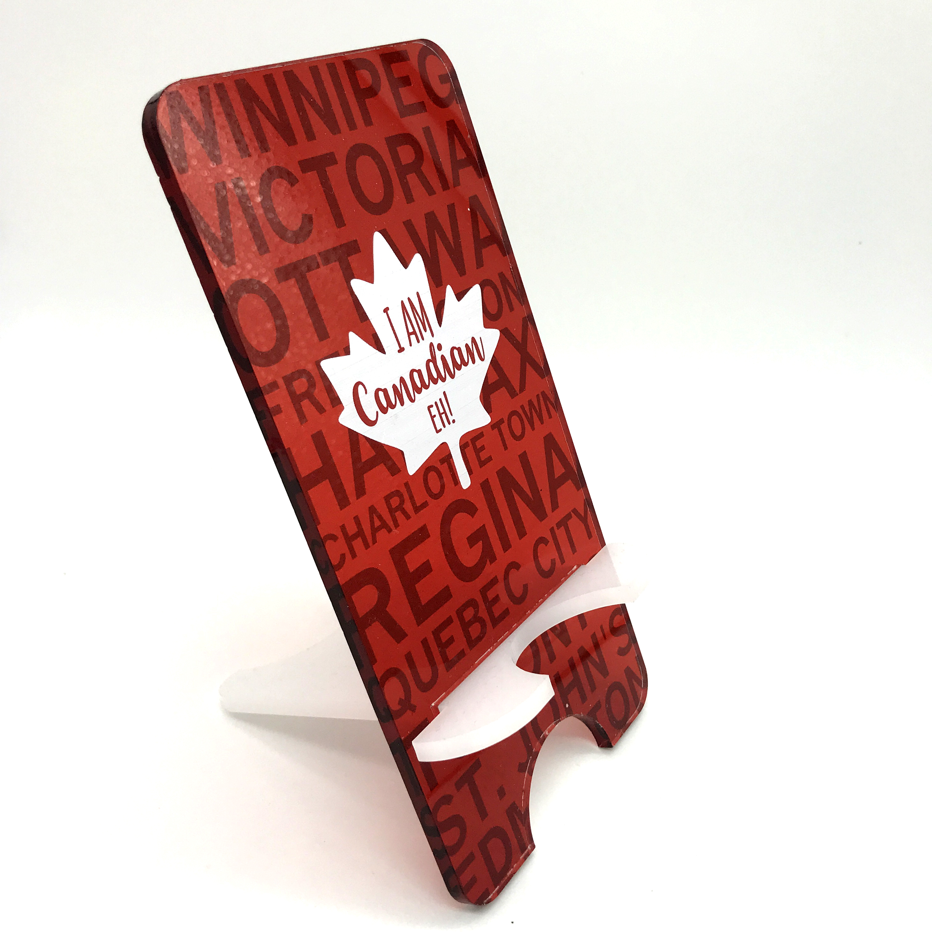 Personalized Acrylic Photo Phone Stand with your photo printing 