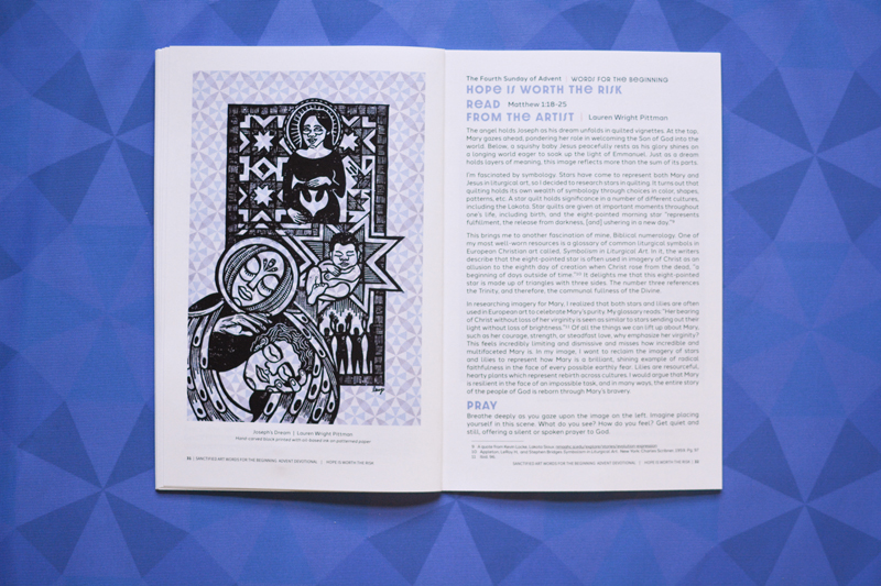 Words for the beginning advent devotional booklet