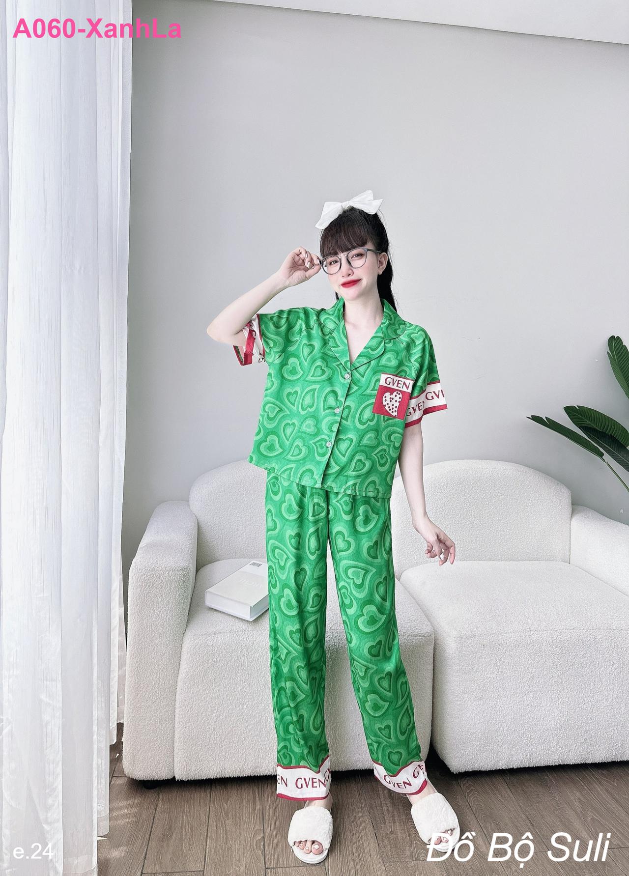 Bộ Dài Pijama Lụa Latin - màu 