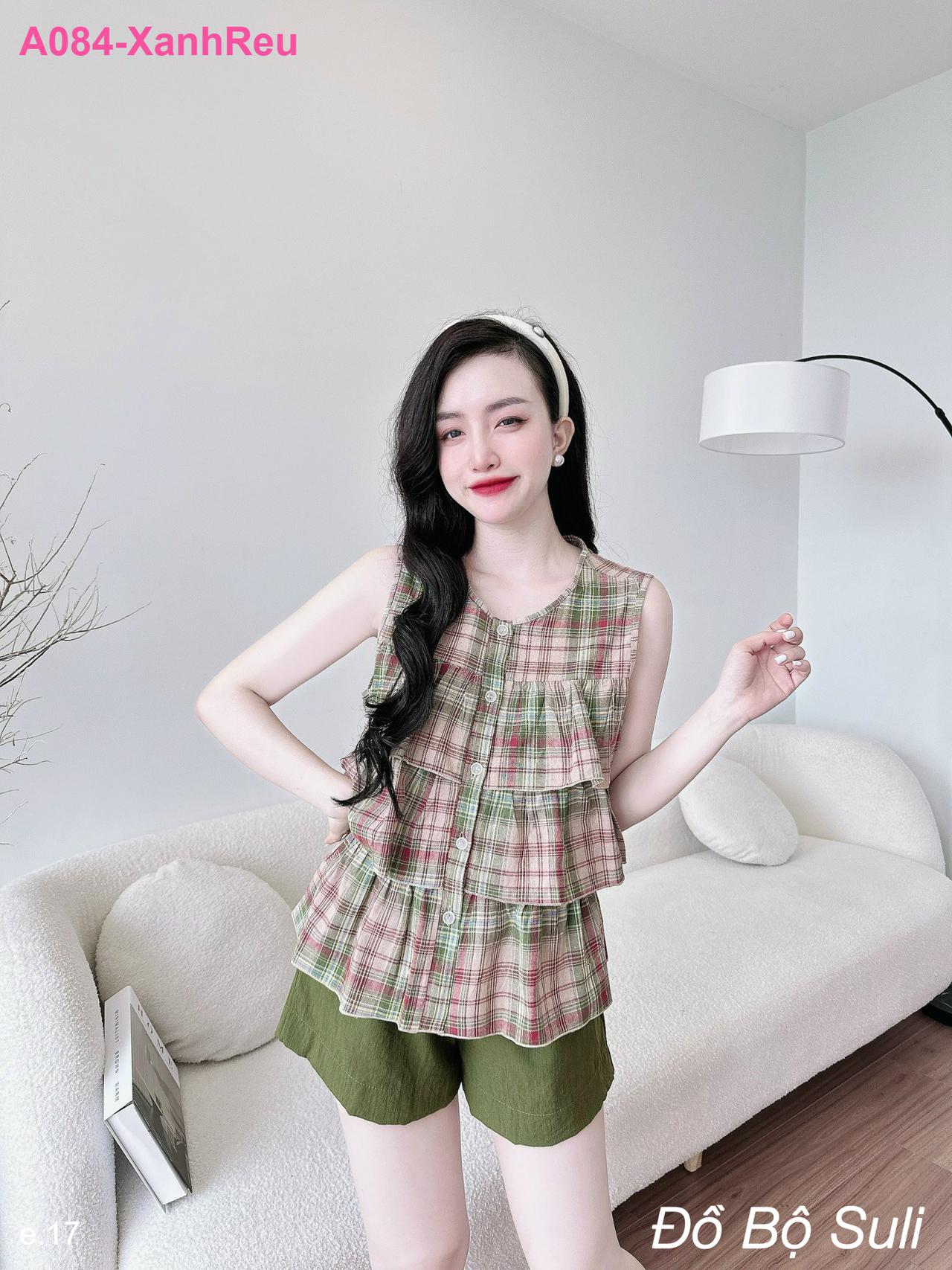 Bộ Đùi Tầng Xô Linen - màu 