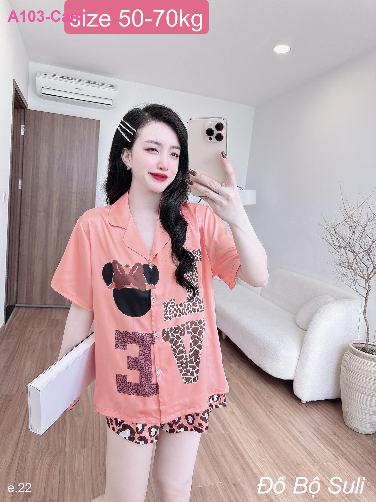 Bộ Đùi Pijama Lụa Latin - màu 