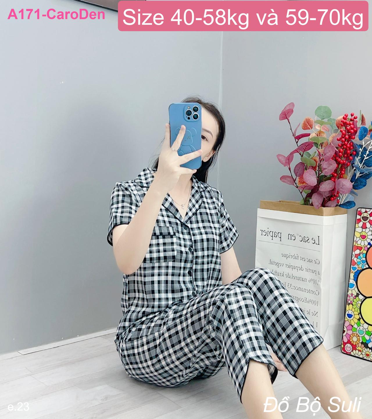 Bộ Dài Pijama Lụa Mango 2 Size - màu 