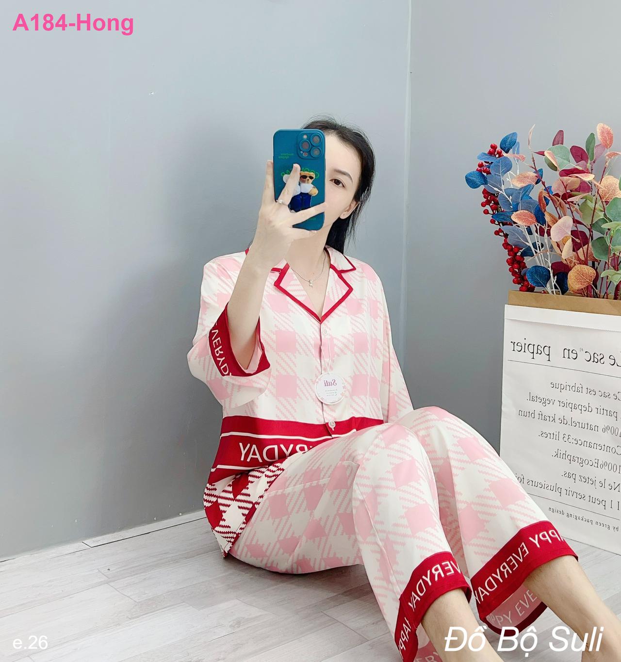 Bộ Pijama Dài Tay Dài Lụa Latin - màu 