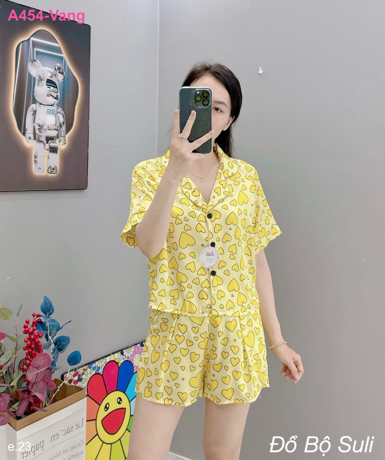 Bộ Đùi Crop Pijama Lụa Latin - màu 