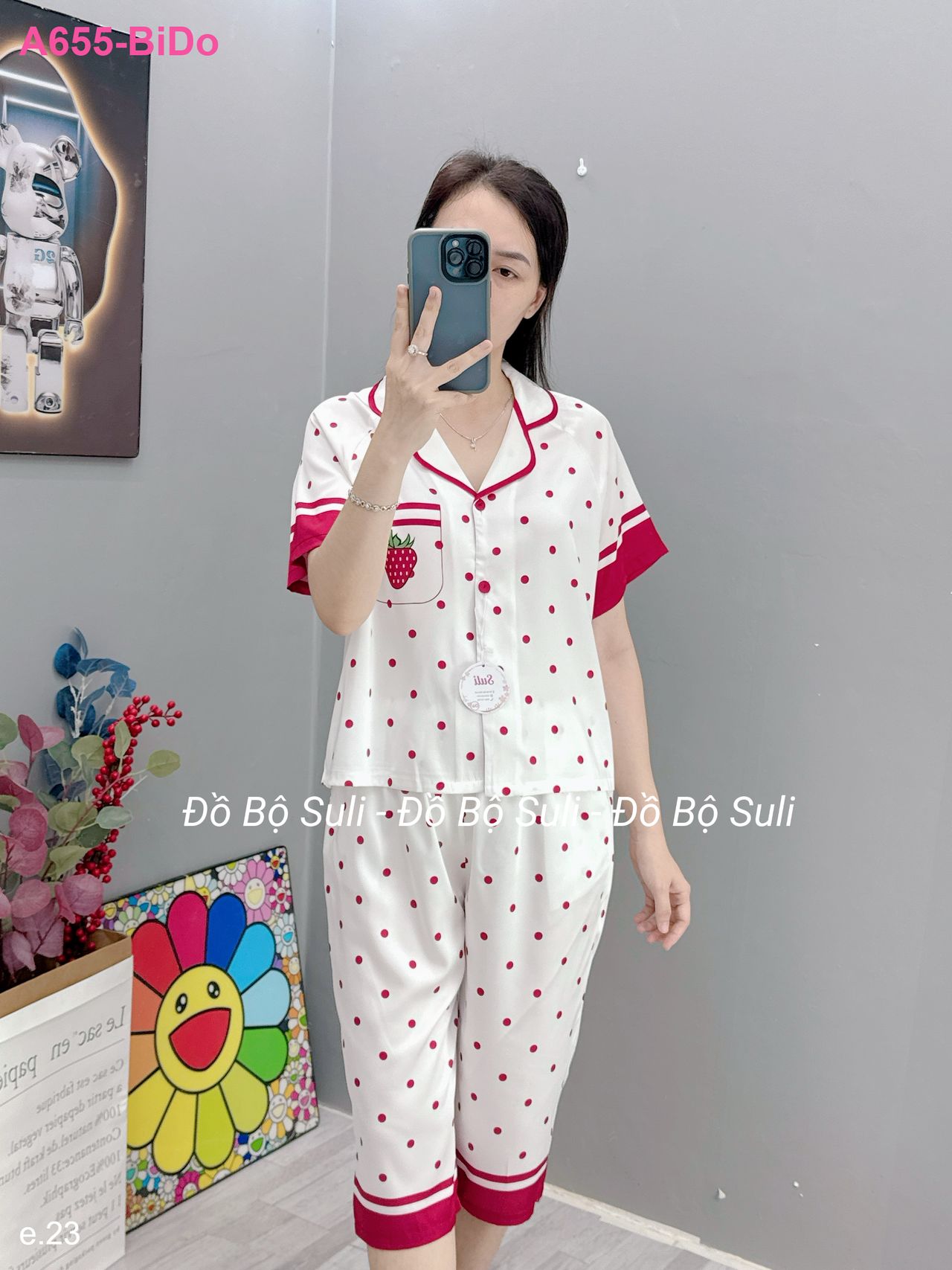 Bộ Lửng Pijama Lụa Latin - màu 