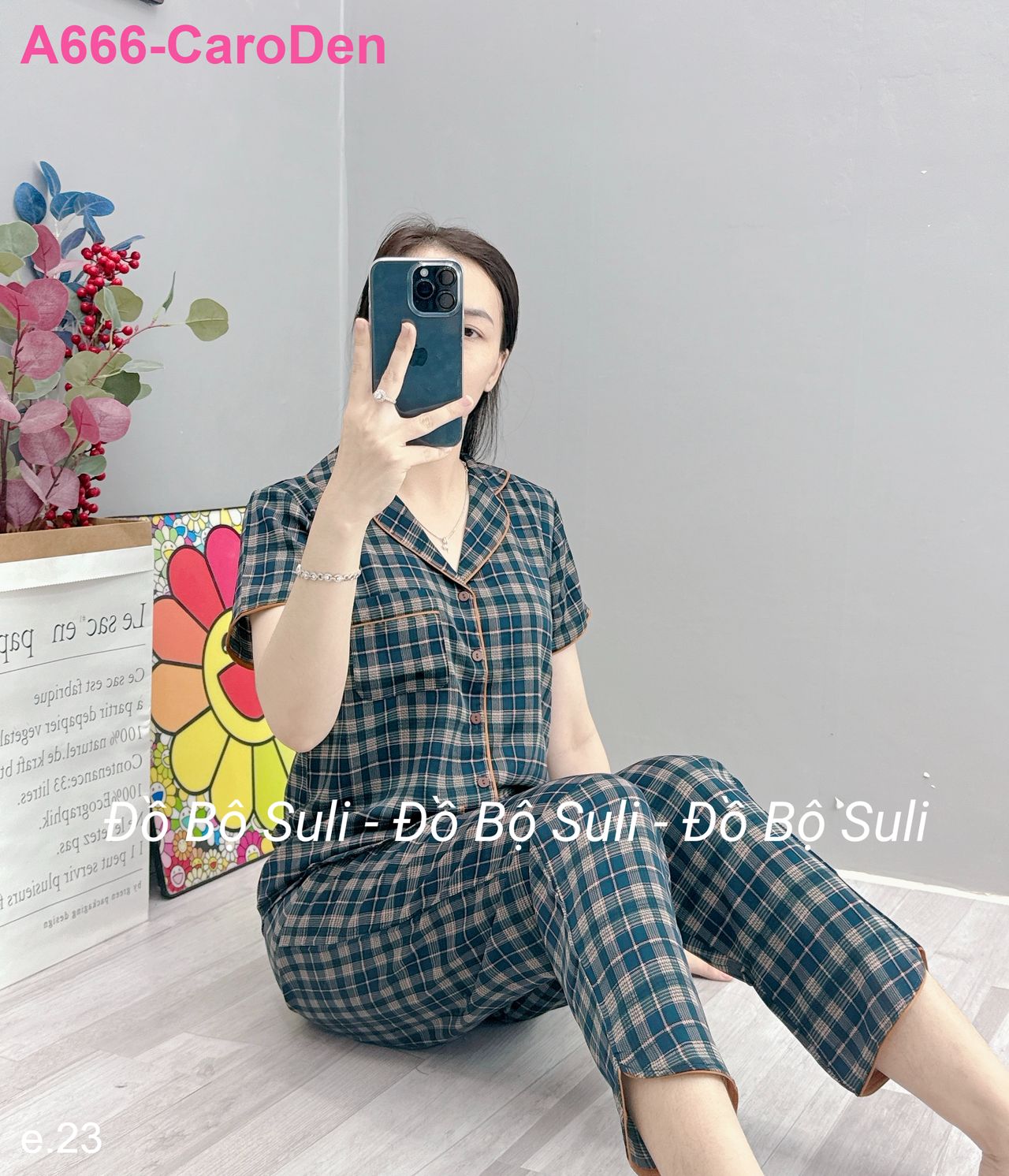 Bộ Dài Pijama Tnqd Lụa Mango - màu 