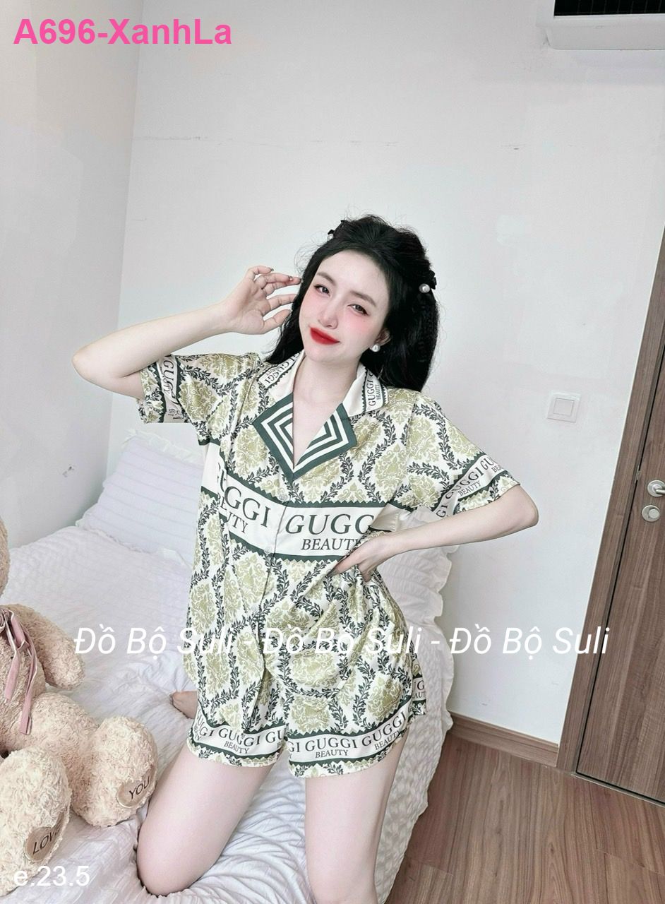 Bộ Đùi Pijama Lụa Latin - màu 