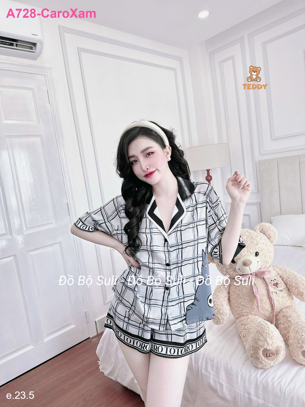 Bộ Đùi Pijama Crop Lụa Latin - màu 