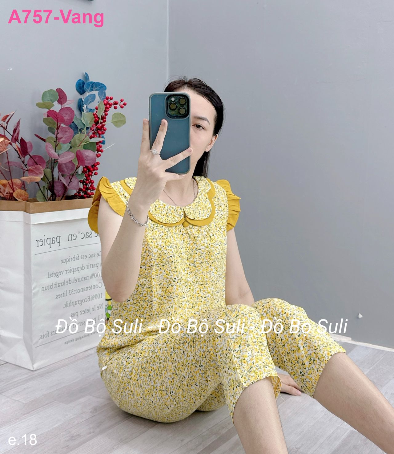 Bộ 9 Tấc Cánh Tiên Lụa Mango - màu 