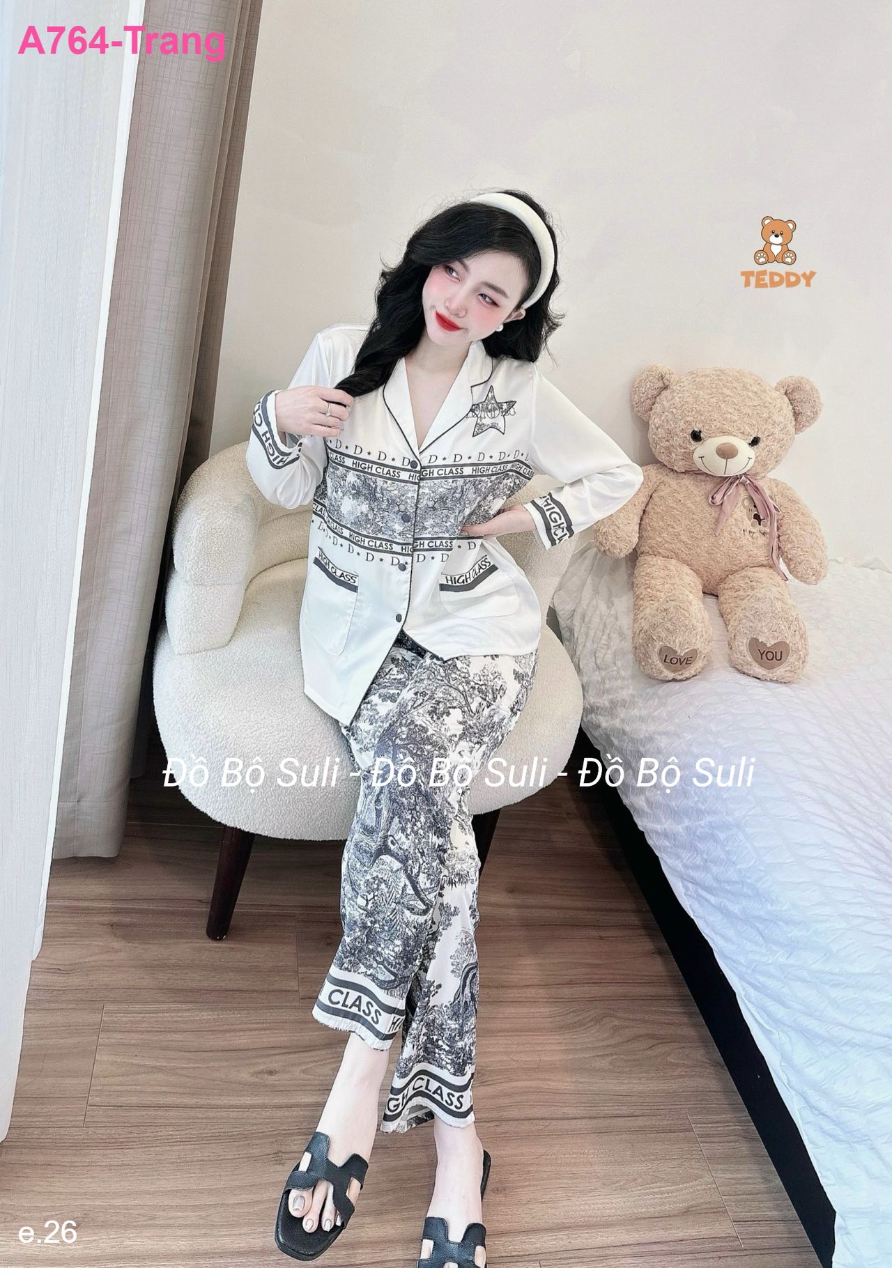 Bộ đồ ngủ nữ tay dài lót nhung nỉ thời trang mặc nhà mùa đông cho nữ0 - Đồ  bộ, pijama nữ mặc nhà | ThờiTrangNữ.vn