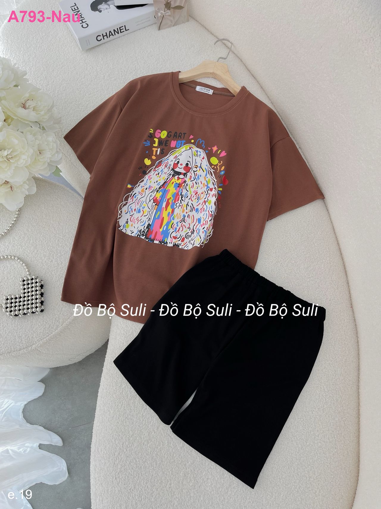 Bộ Đùi Thun Cotton - màu 