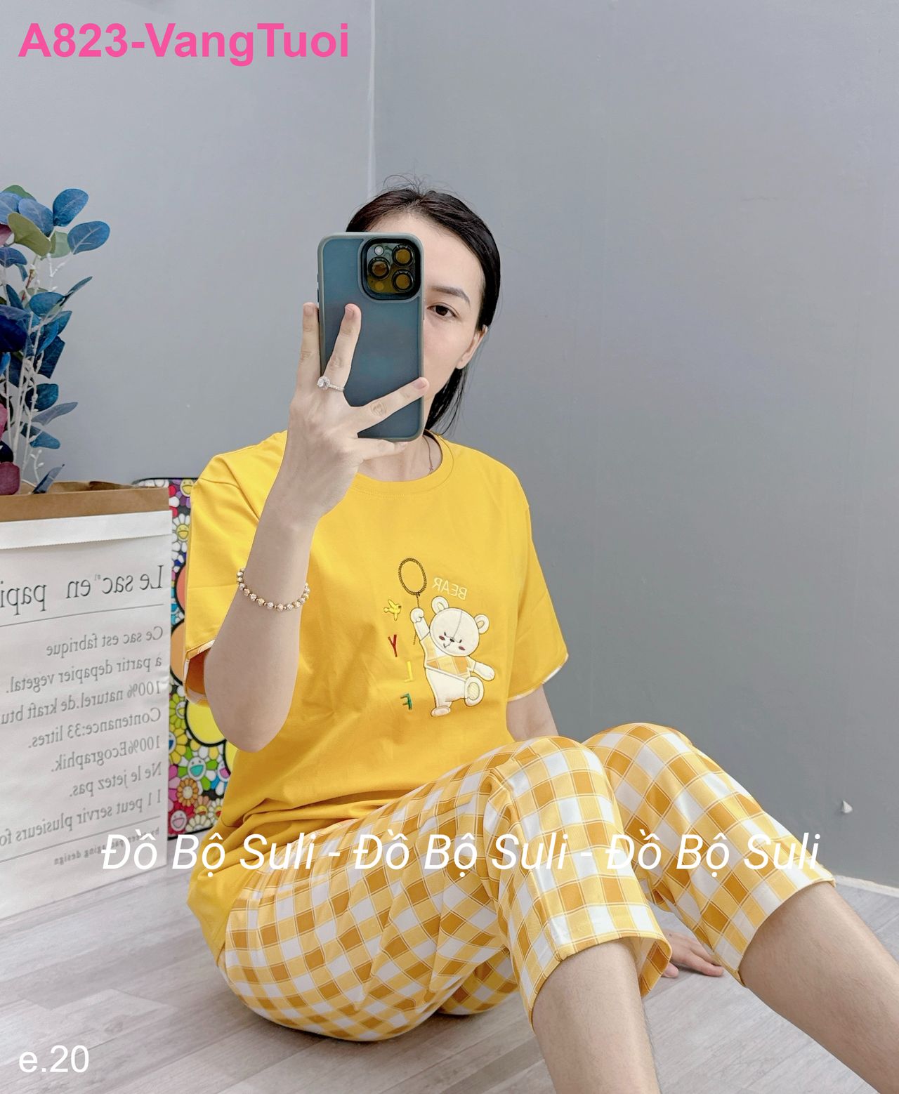 Bộ 9 Tấc Thun Cotton - màu 