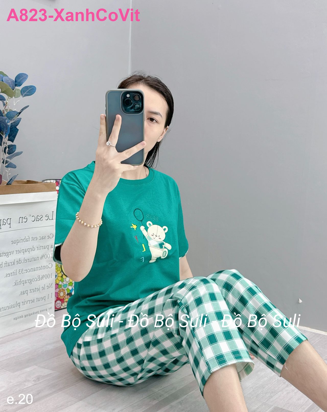 Bộ 9 Tấc Thun Cotton - màu 