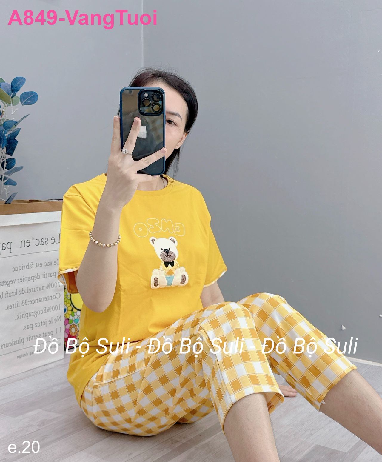 Bộ 9 Tấc Thun Cotton - màu 