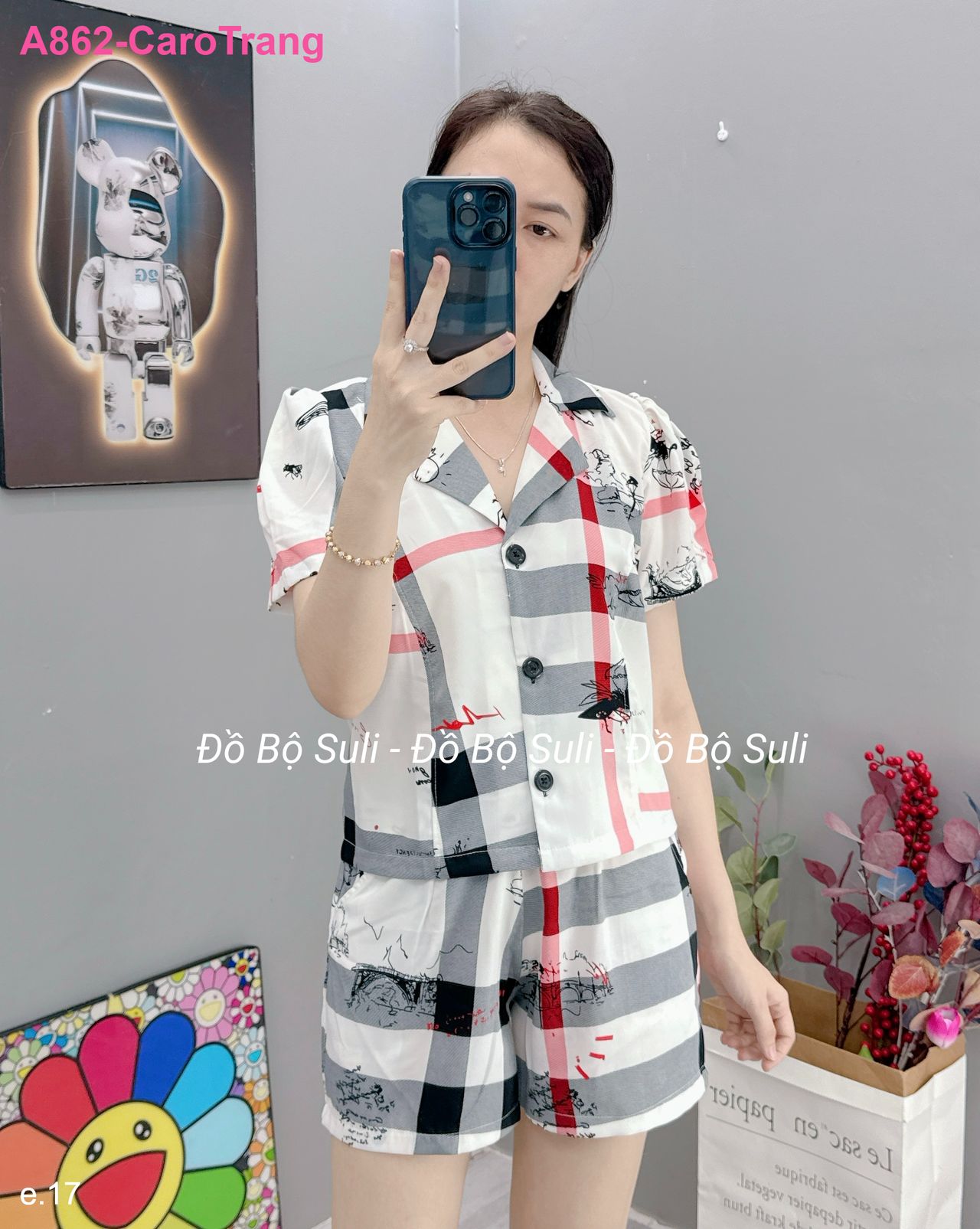 Bộ Đùi Pijama Crop Lụa Mango - màu 