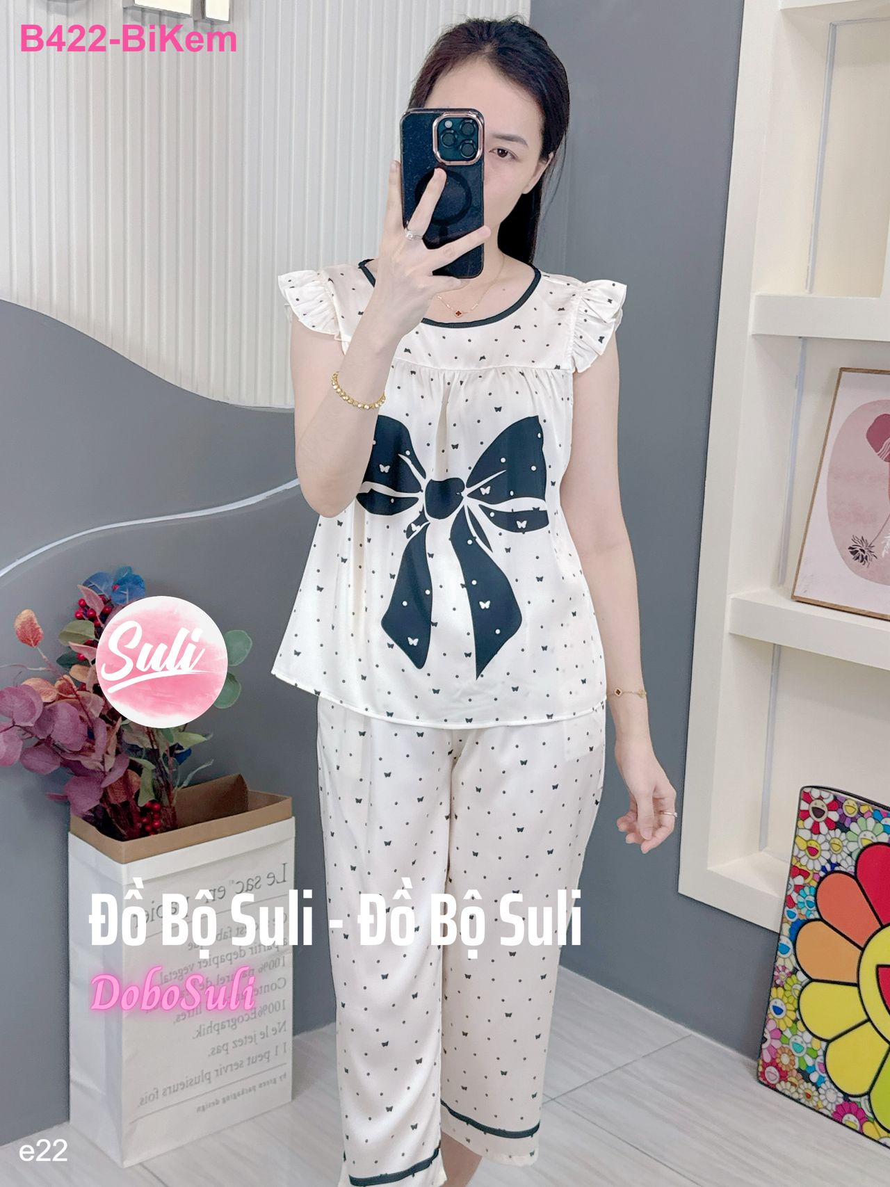 Bộ 9 Tấc Cánh Tiên Lụa Latin - màu 