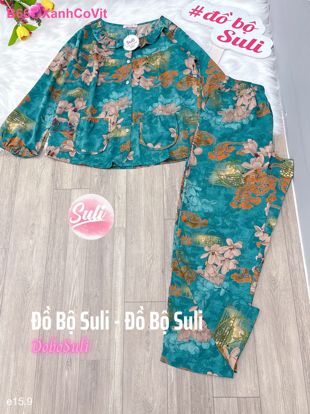 Bộ Dài Tay Dài Lụa Mango - màu 