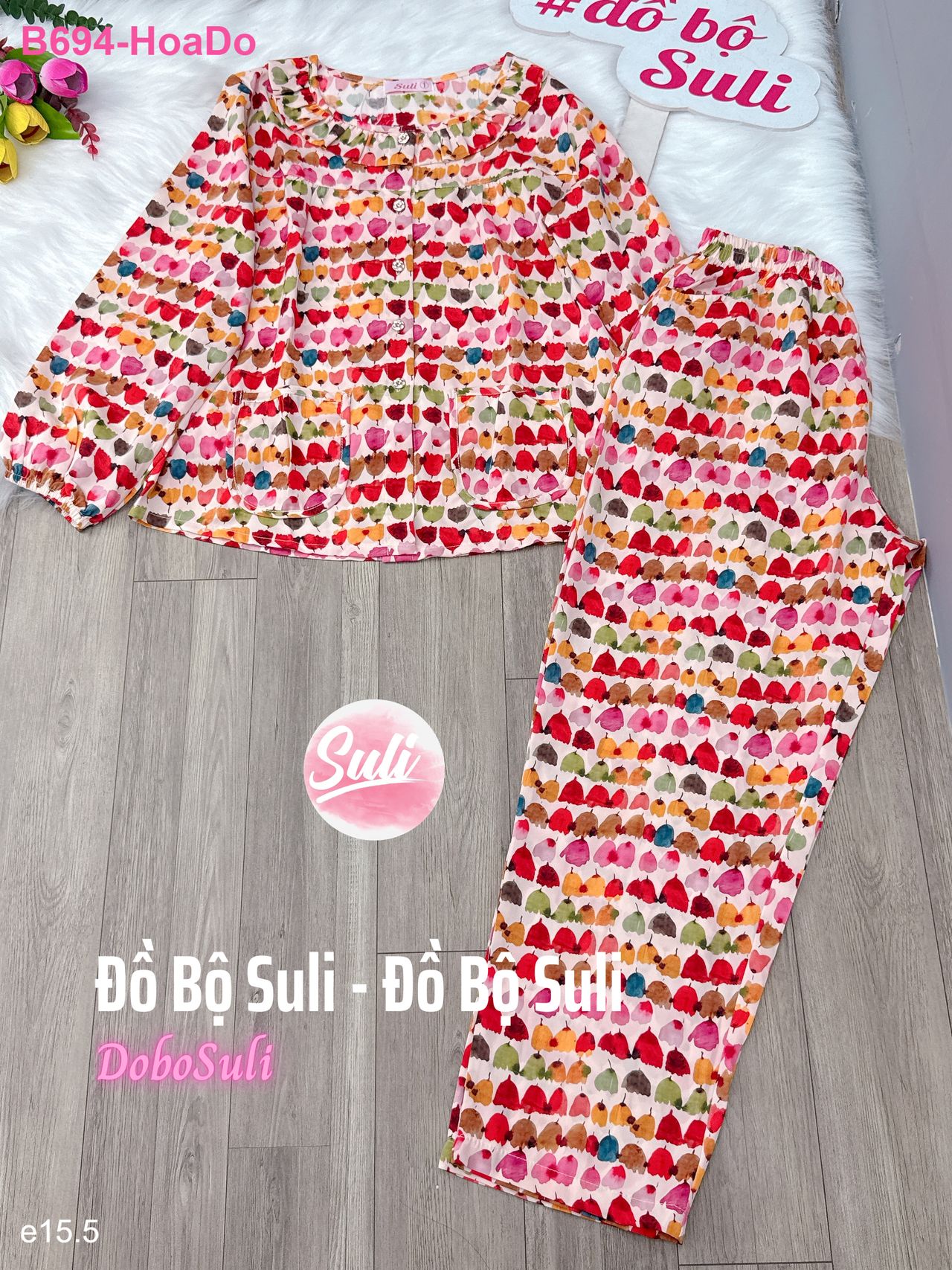 Bộ Dài Tay Dài Lụa Mango - màu 