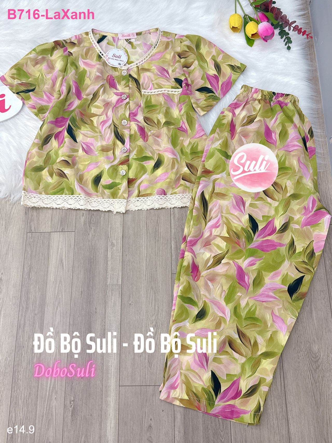 Bộ 9 Tấc Lụa Mango - màu 