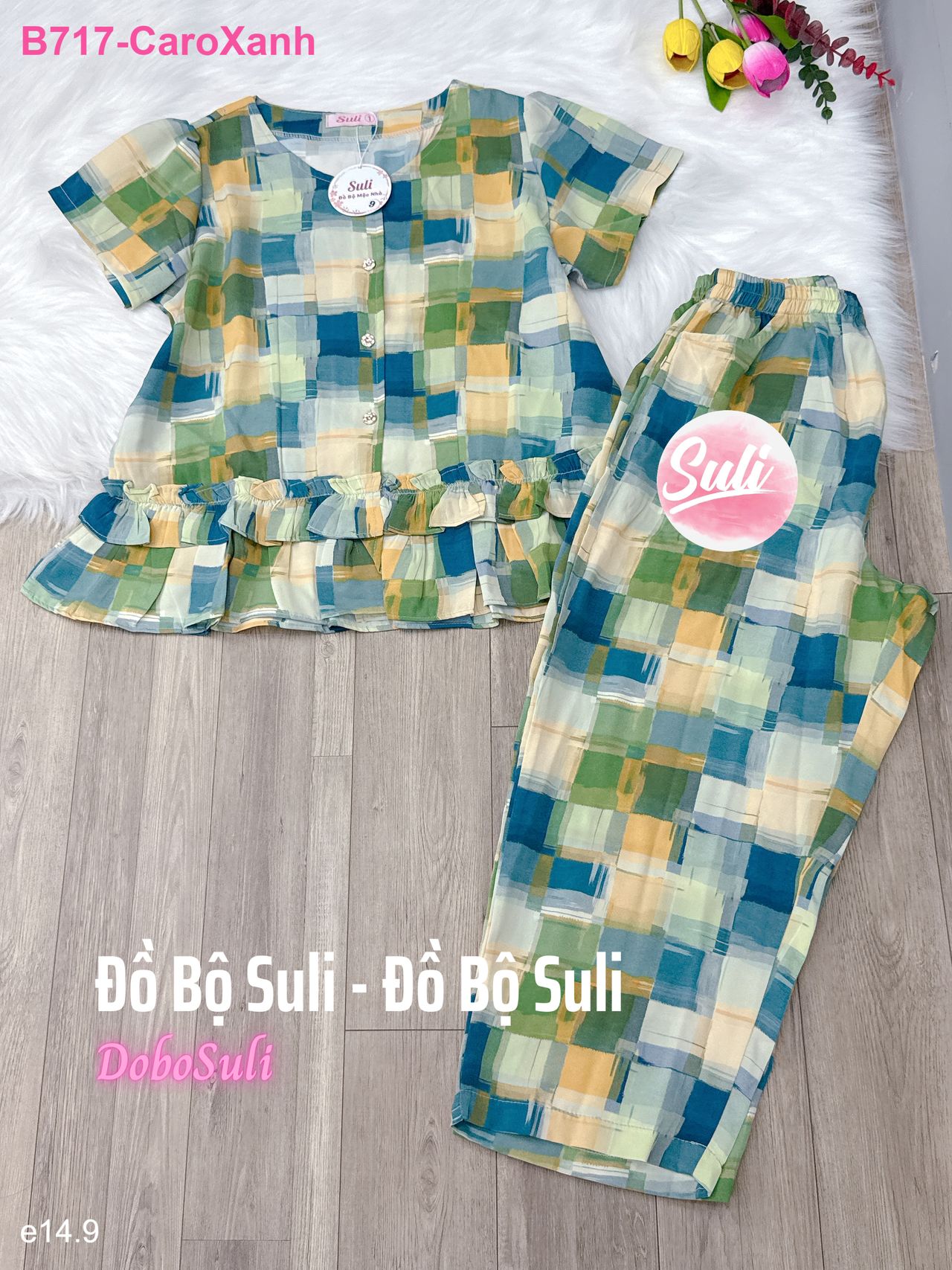 Bộ 9 Tấc Lụa Mango - màu 