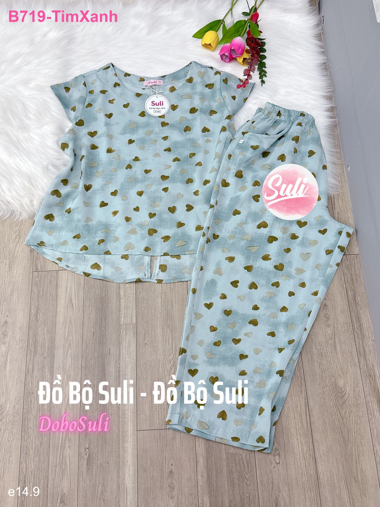 Bộ 9 Tấc Lụa Mango - màu 