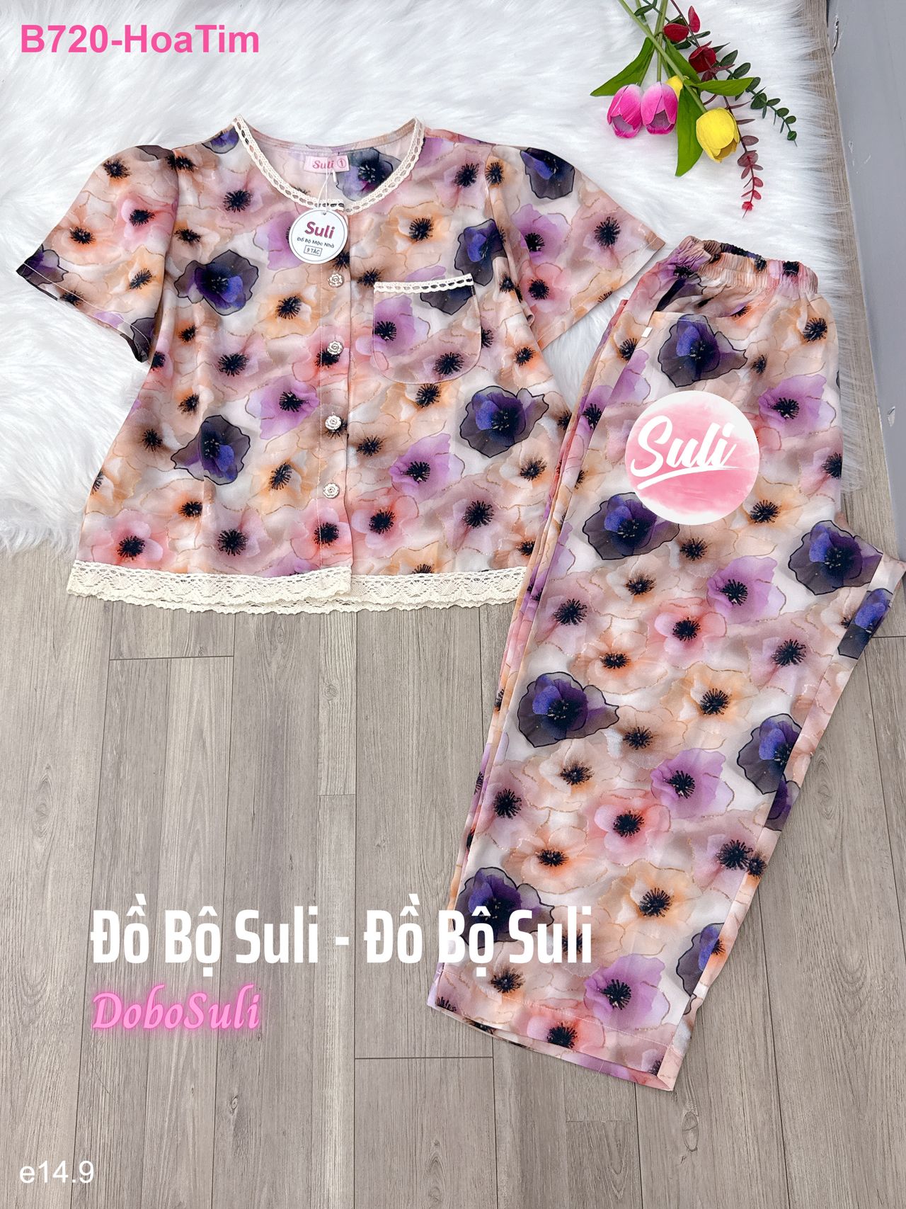 Bộ 9 Tấc Lụa Mango - màu 