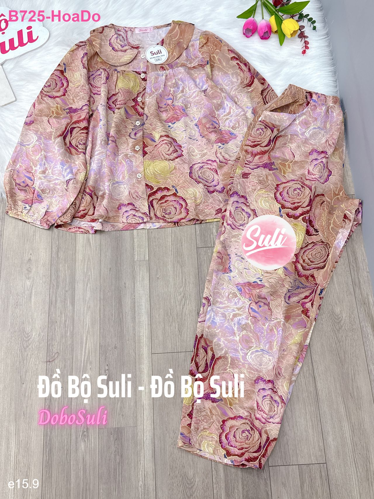 Bộ Dài Tay Dài Lụa Mango - màu 