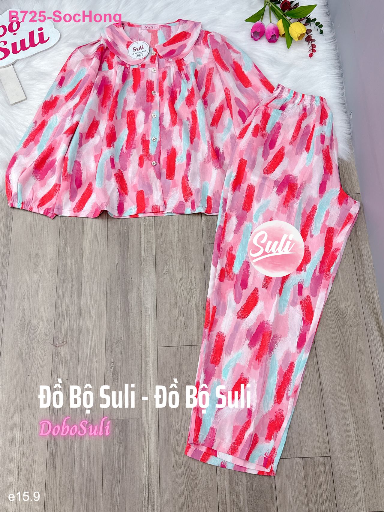 Bộ Dài Tay Dài Lụa Mango - màu 