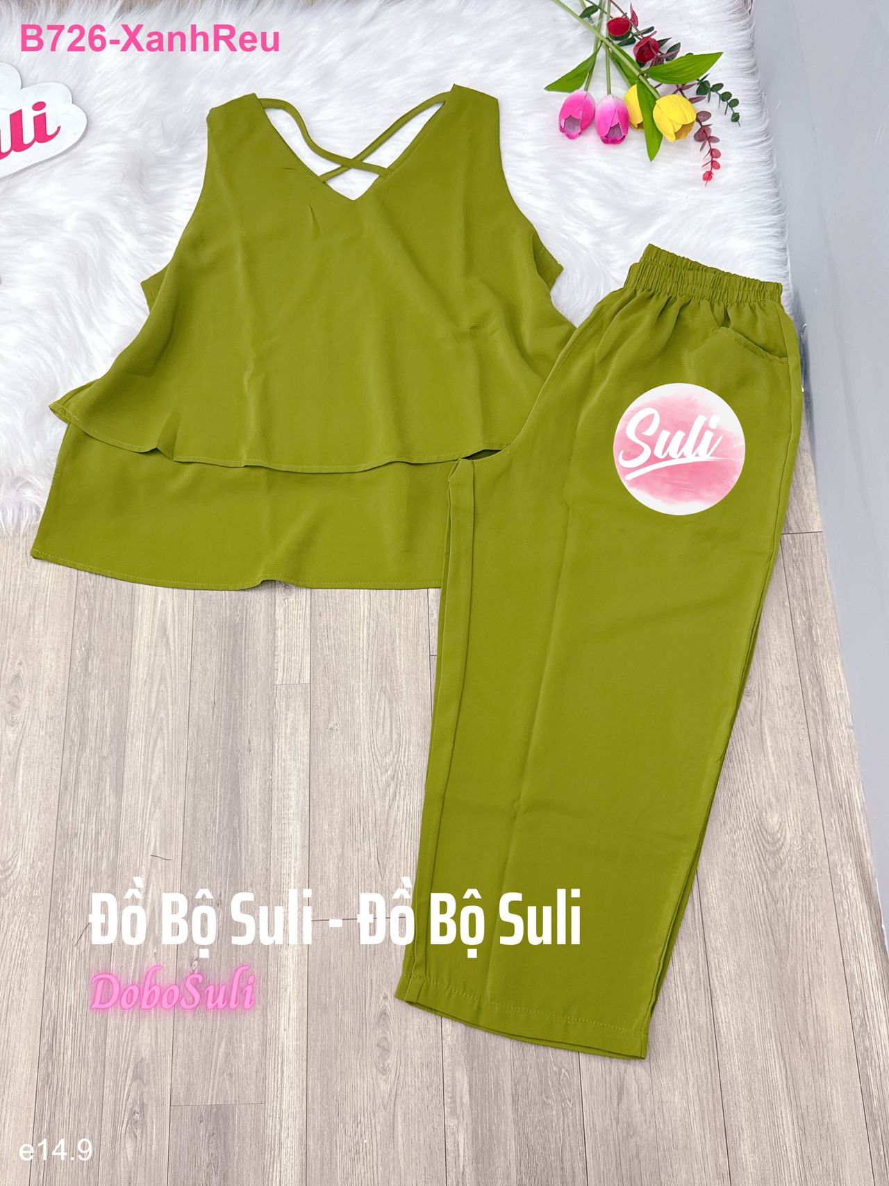 Bộ 9 Tấc Lụa Mango - màu 