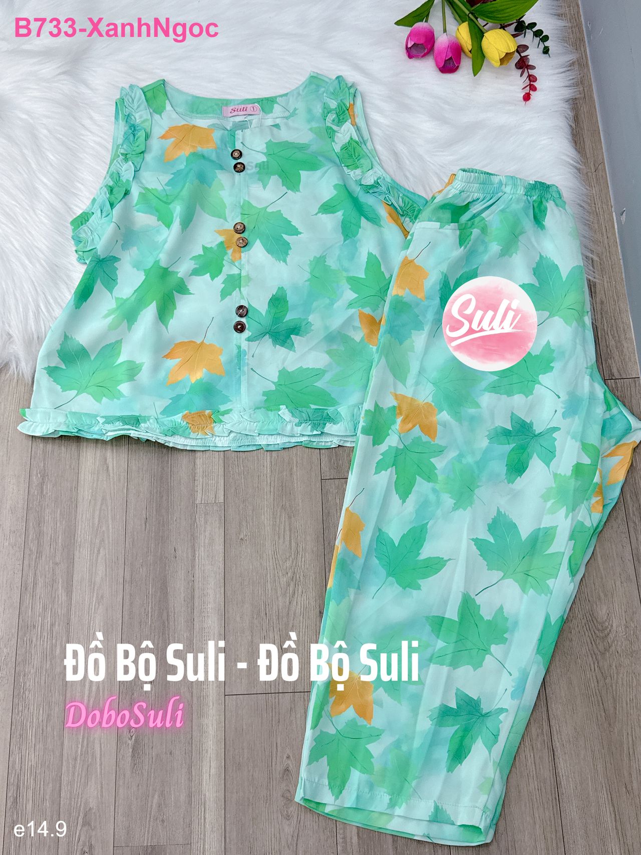 Bộ 9 Tấc Lụa Mango - màu 