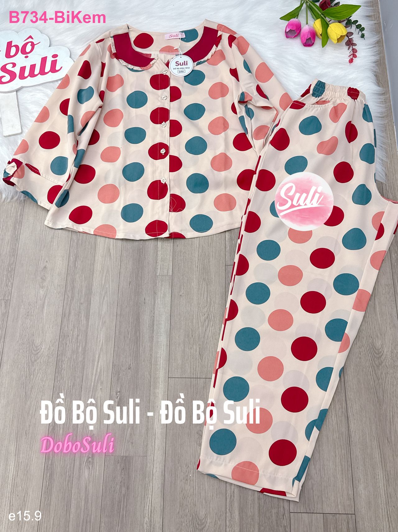 Bộ Dài Tay Dài Lụa Mango - màu 