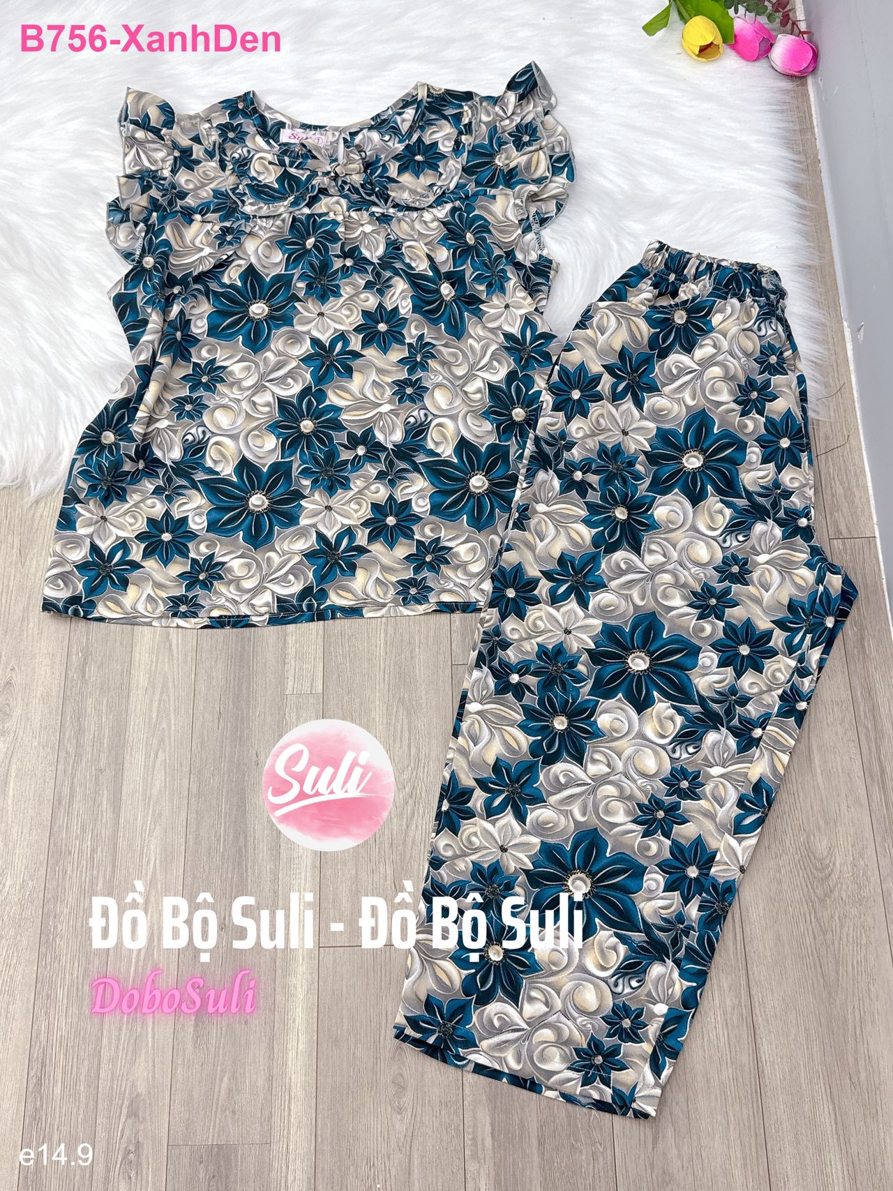 Bộ 9 Tấc Cánh Tiên Lụa Mango - màu 