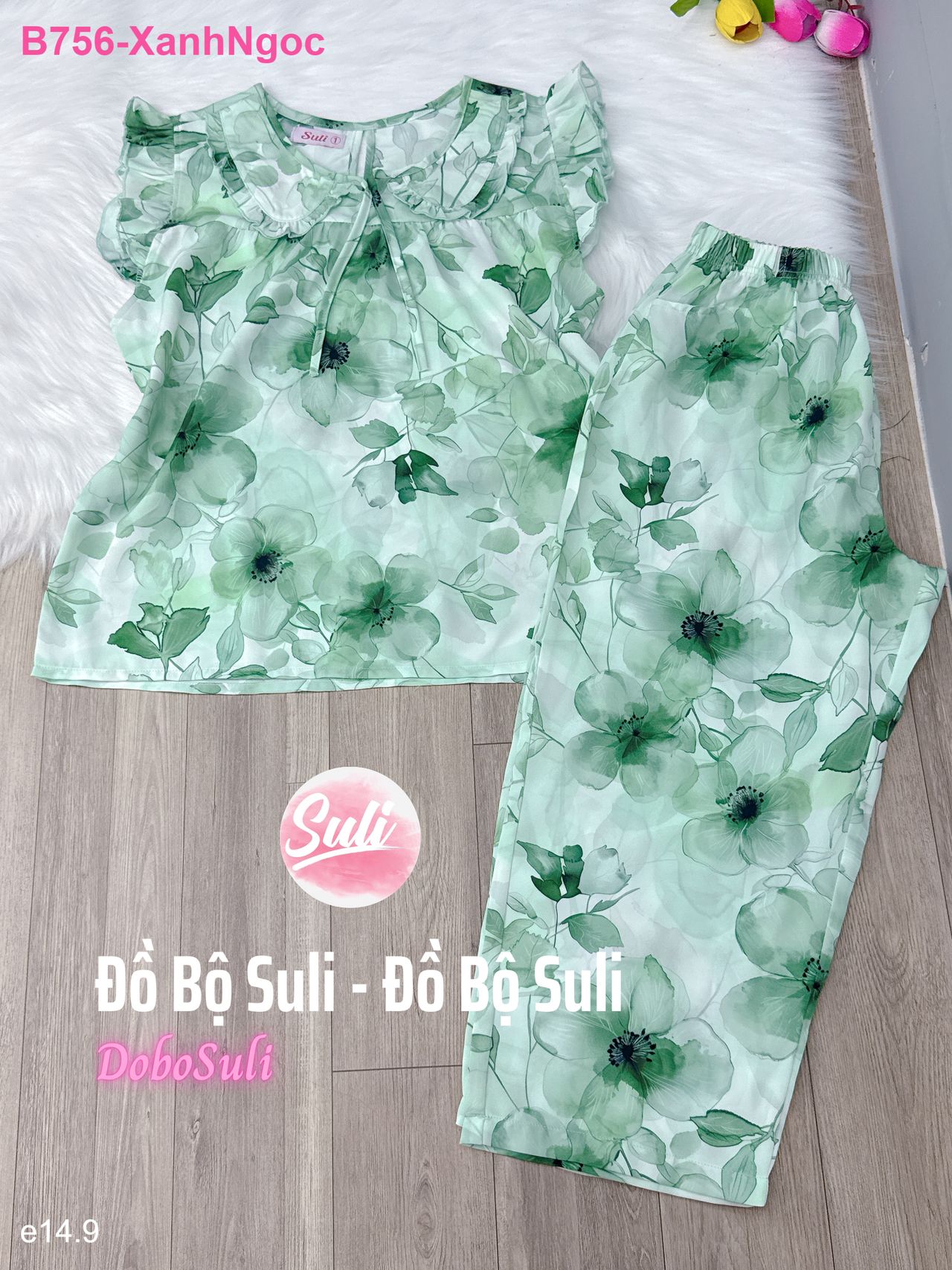 Bộ 9 Tấc Cánh Tiên Lụa Mango - màu 