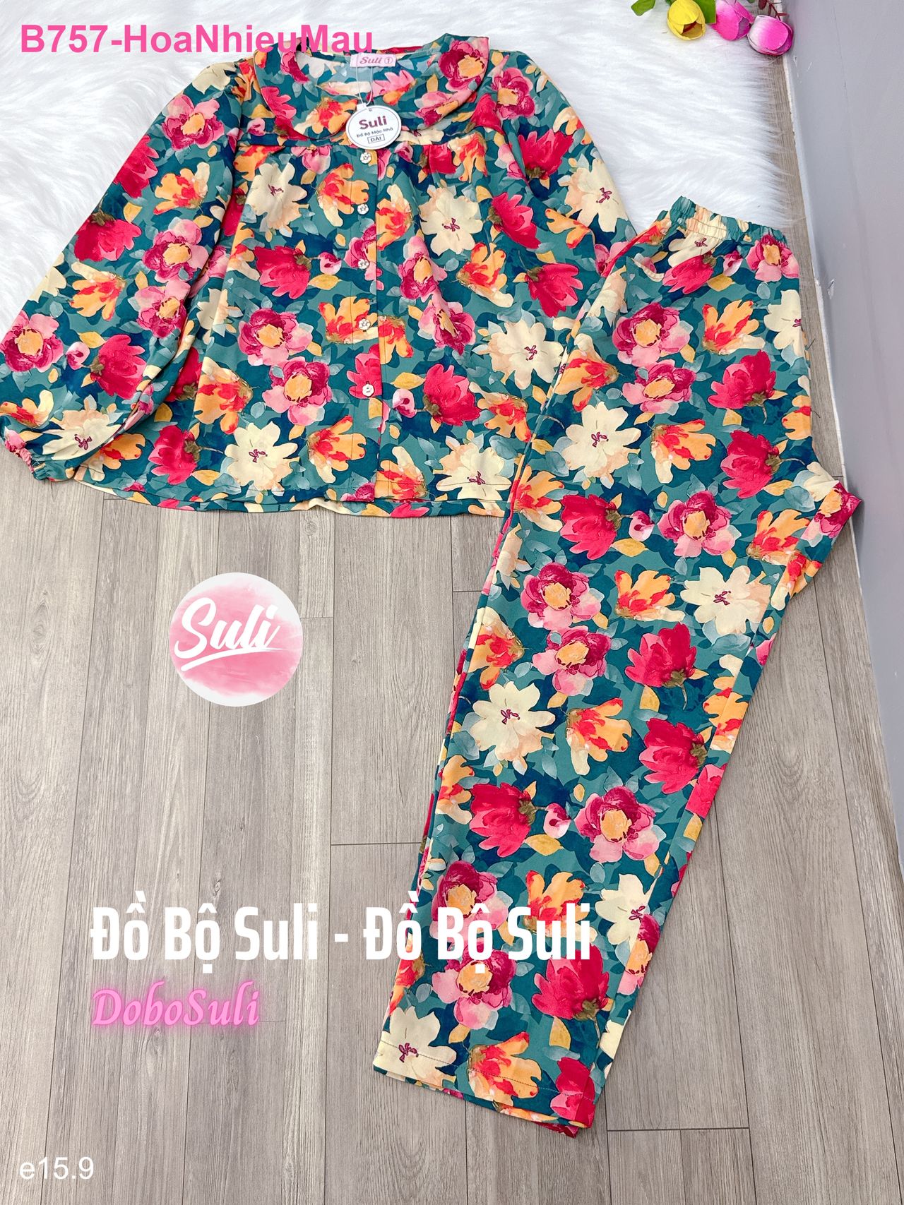 Bộ Dài Tay Dài Lụa Mango - màu