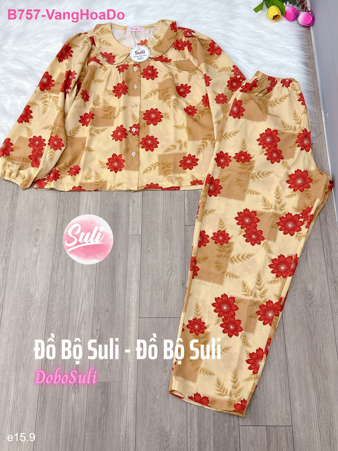 Bộ Dài Tay Dài Lụa Mango - màu 