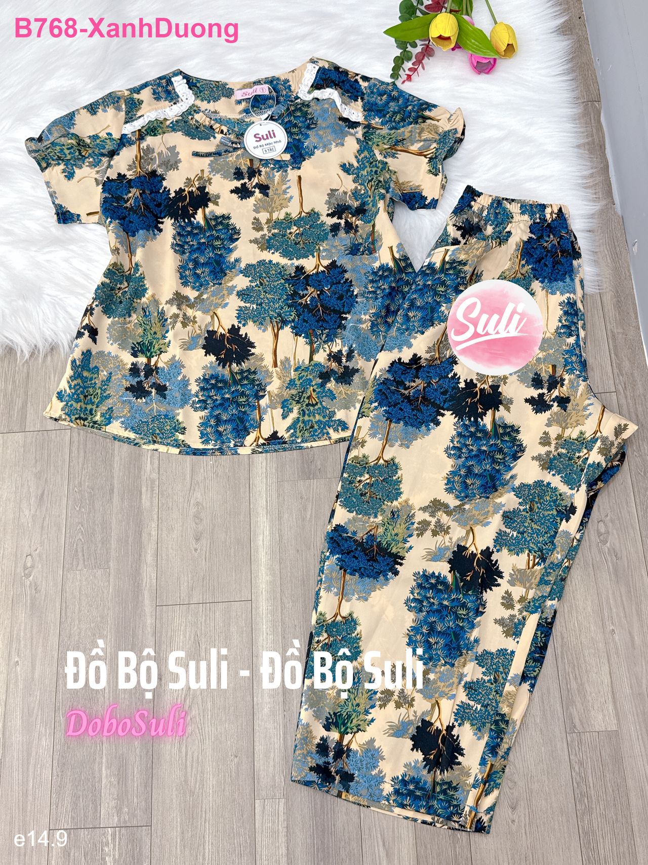 Bộ 9 Tấc Lụa Mango - màu 