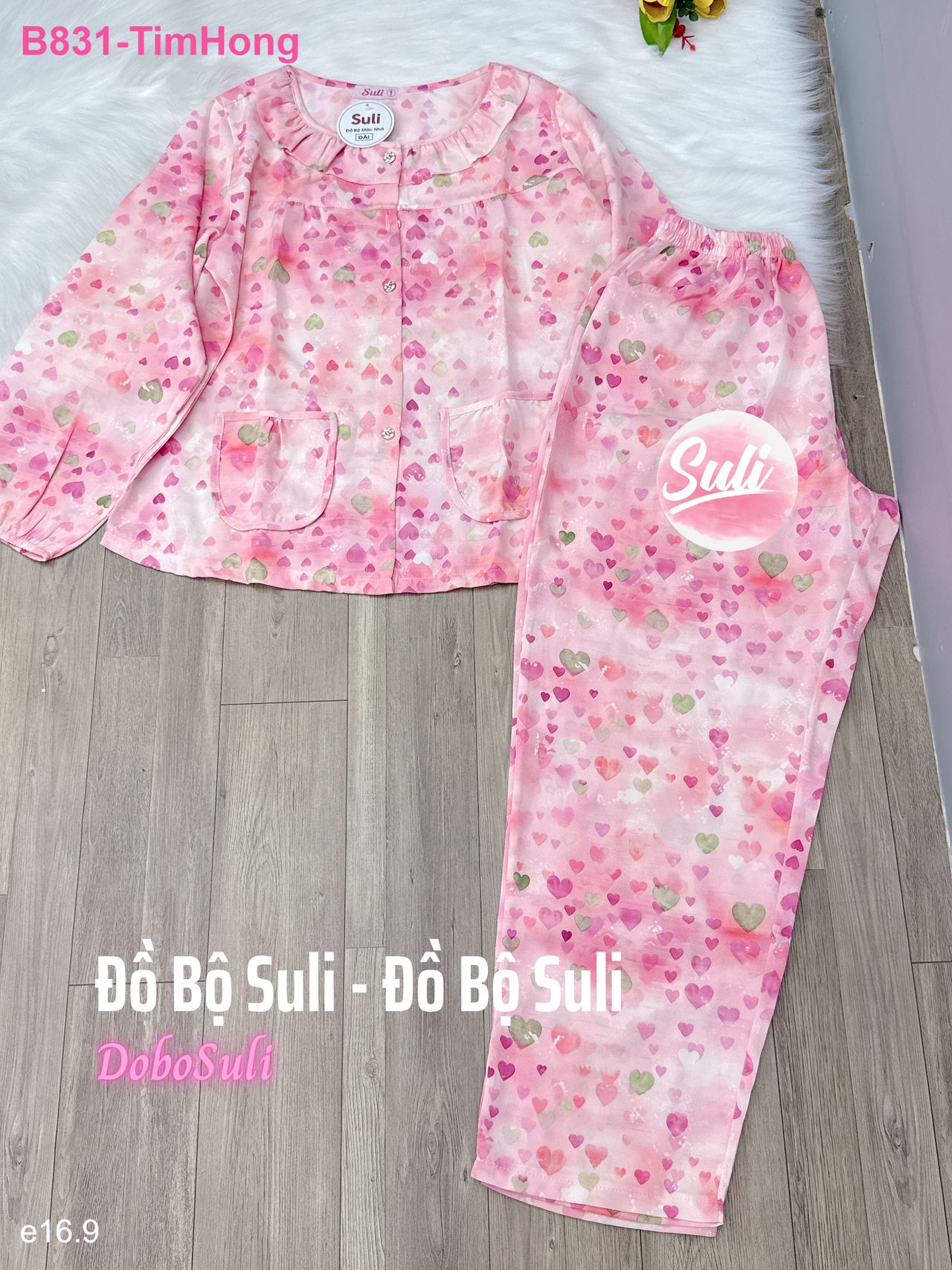 Bộ Dài Tay Dài Lụa Mango - màu 