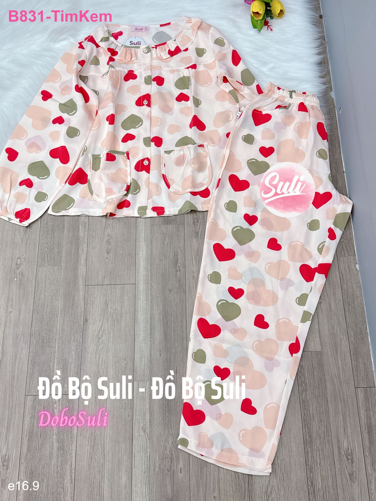Bộ Dài Tay Dài Lụa Mango - màu 
