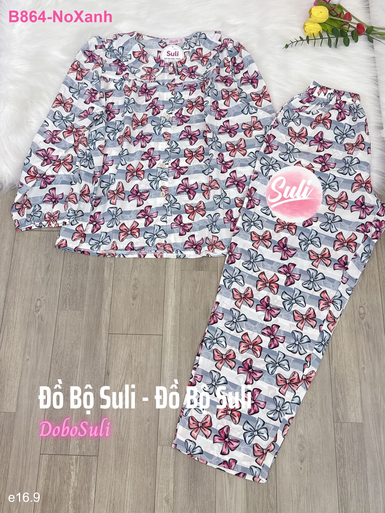 Bộ Dài Tay Dài Lụa Mango - màu 