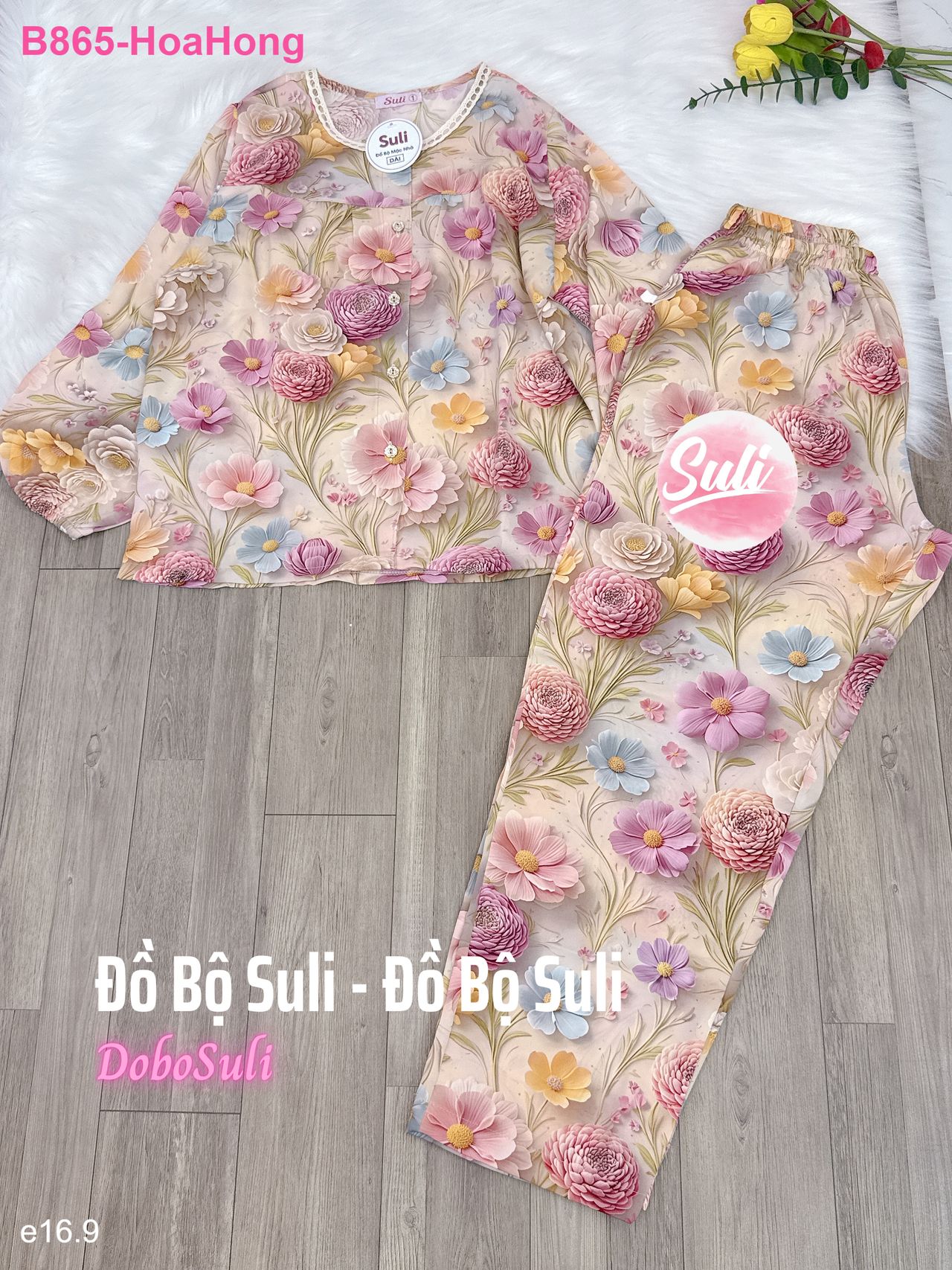 Bộ Dài Tay Dài Lụa Mango - màu 