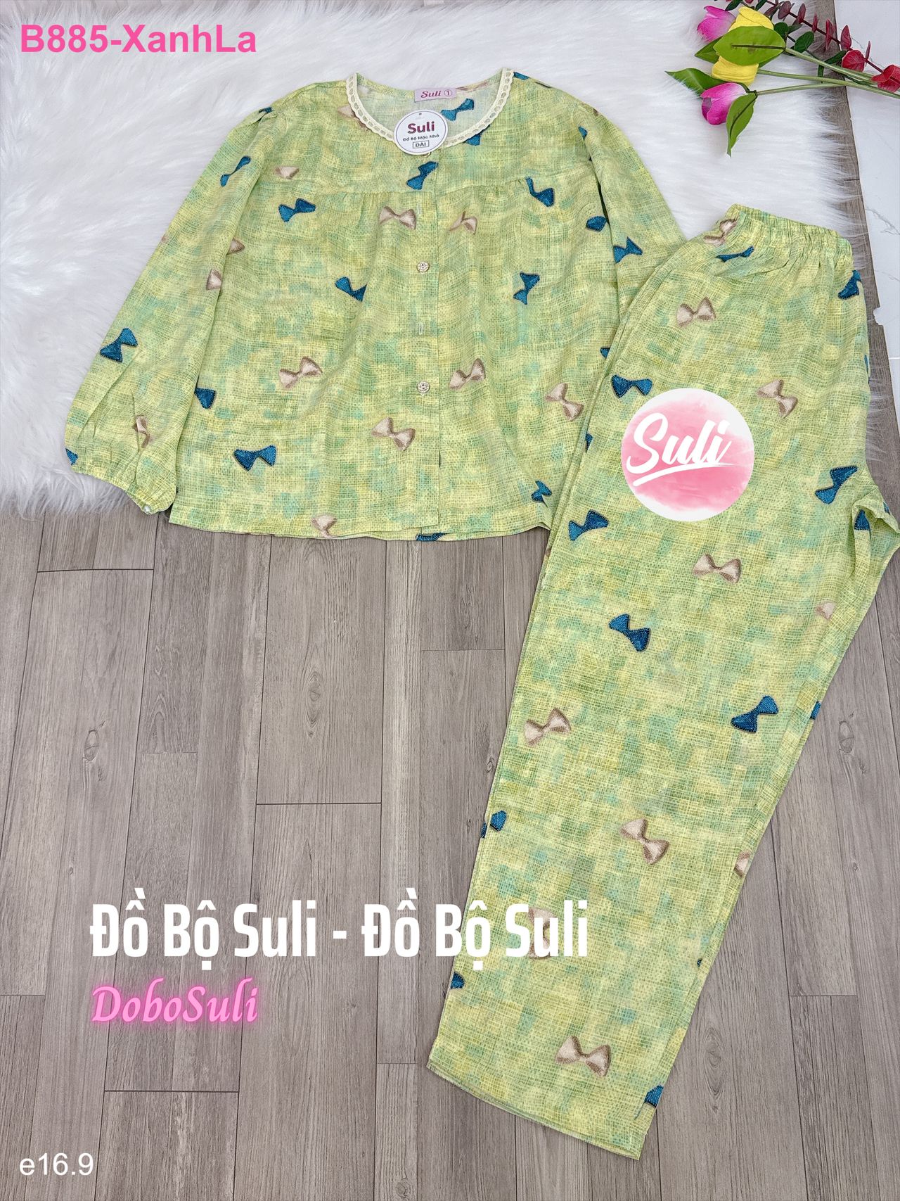 Bộ Dài Tay Dài Lụa Mango - màu 