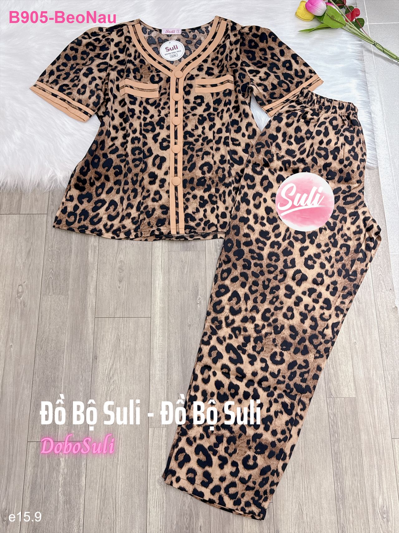 Bộ Dài Cổ Y Lụa Mango - màu 