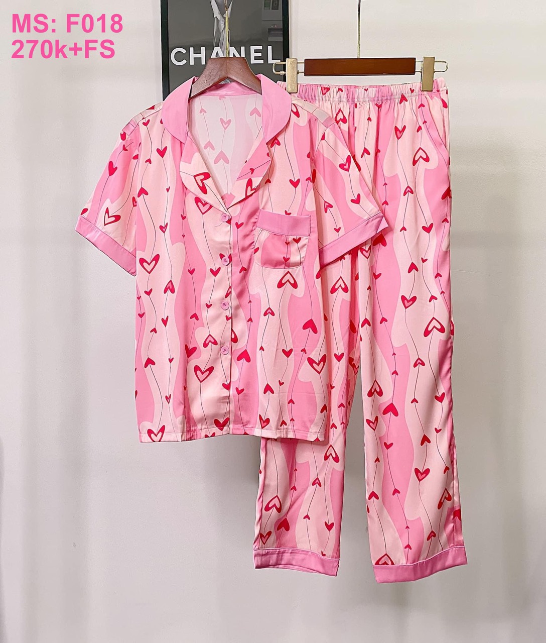 Đồ Ngủ Pijama Tơ Tằm Cao Cấp Dài Nhiều Kiểu Họa Tiết - màu 