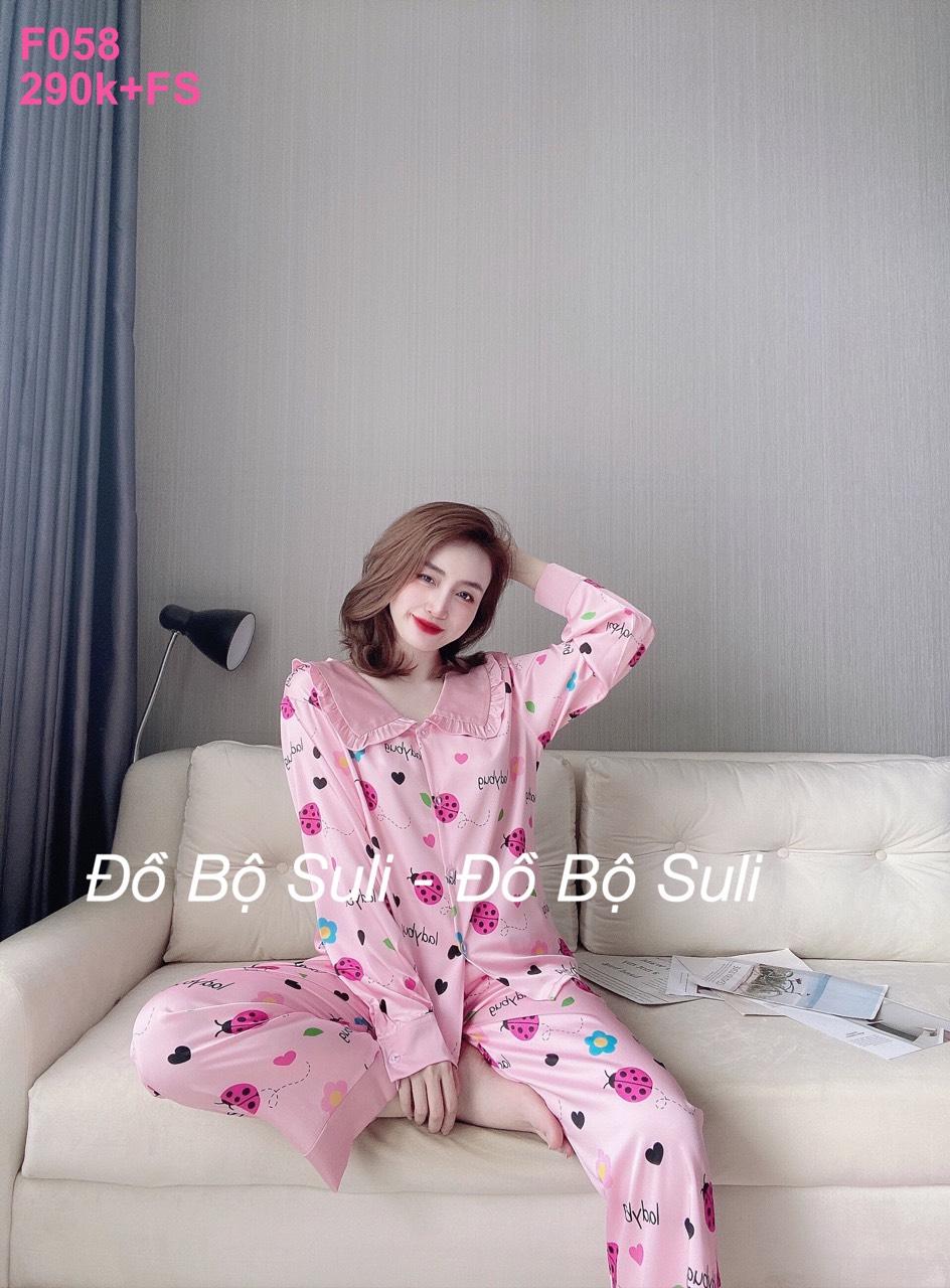 Bộ Pijama Latin Cao Cấp Dài Thiết Kế Dễ Thương - màu 