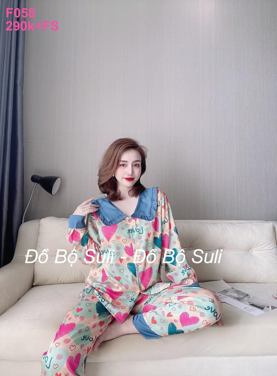 Bộ Pijama Latin Cao Cấp Dài Thiết Kế Dễ Thương - màu 