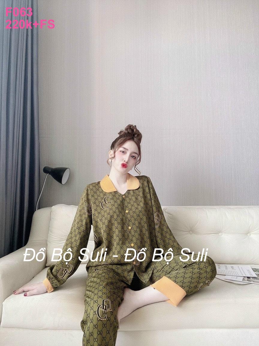 Bộ Pijama Mango Cao Cấp Dài Tay Dài Dễ Thương - màu 