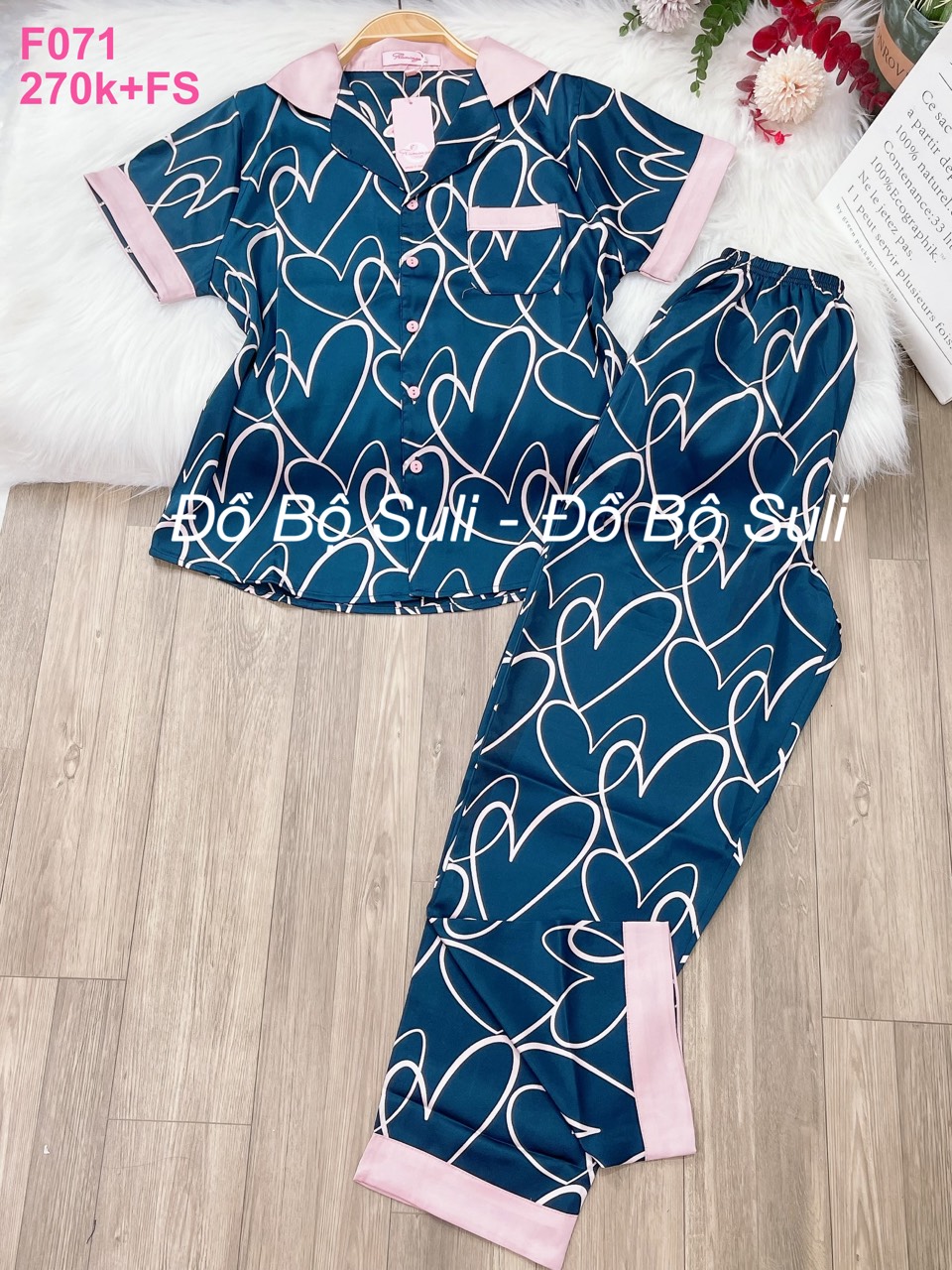 Pijama Nữ Latin Cao Cấp Dài Sang Trọng - màu 