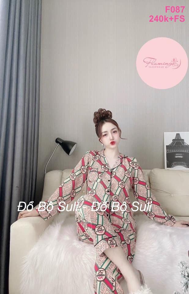 Bộ Pijama Mango Cao Cấp Dài Sang Trọng - màu 